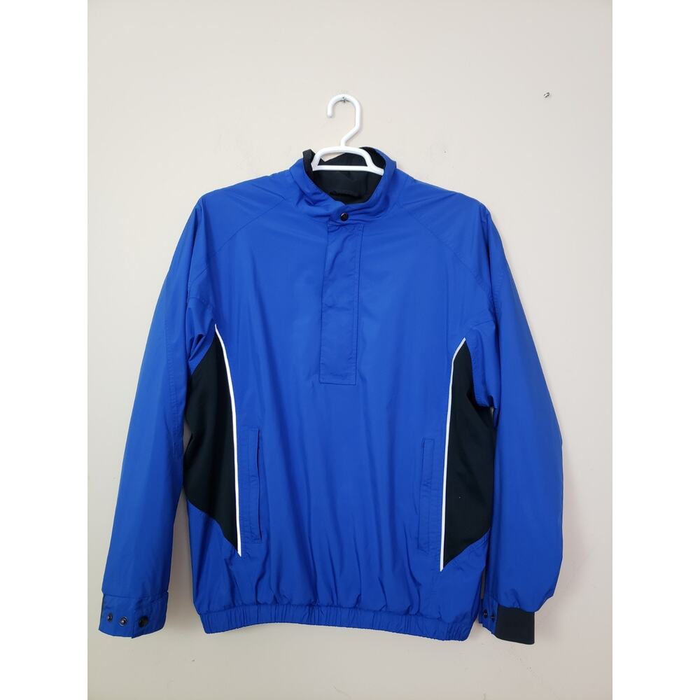 FootJoy DryJoys Golf Pullover Jacket Men's L Blue Performance Windbreaker Golf